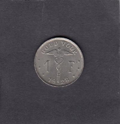 Beschrijving: 1 Franc  vl 